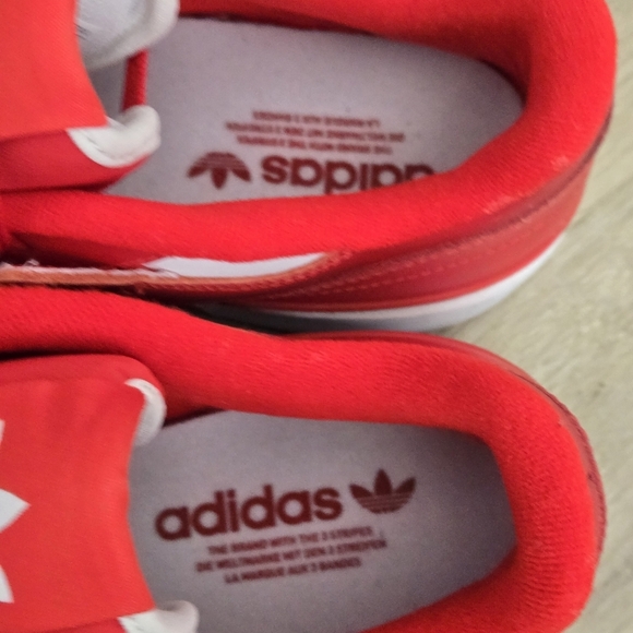 NWT Adidas Originals Men\'s Forum Low Basketball Sneaker Red Cloud White Size 12 main image 14